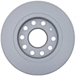 980874FZN Rear, Driver or Passenger Side Brake Disc, Coated, Plain Surface, Solid, 5 Lugs, 252.98 mm, Element3 Series