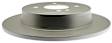 980980FZN Rear, Driver or Passenger Side Brake Disc, Plain Surface, Solid, 4 Lugs, 262.13 mm, 1.6L, 4Cyl, Element3 Series