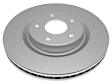 981055R Front, Driver or Passenger Side Brake Disc, Plain Surface, Vented, 5 Lugs, 320 mm, R-Line Series