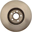 982127R Front, Driver or Passenger Side Brake Disc, Plain Surface, Vented, 5 Lugs, 334.8 mm, R-Line Series