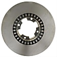 9832R Front, Driver or Passenger Side Brake Disc, Plain Surface, Vented, 4 Lugs, 229.87 mm,, R-Line Series