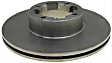 9832R Front, Driver or Passenger Side Brake Disc, Plain Surface, Vented, 4 Lugs, 229.87 mm,, R-Line Series