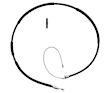BC93860 Parking Brake Cable Element3 Series