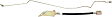 BH380375 Rear, Passenger Side Brake Line