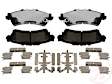 2005 Chevrolet Silverado 1500 - Rear Hybrid (Ceramic and Semi-Metallic) Brake Pad Set, 5.3L 8Cyl, EHT Series