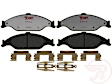 EHT804H Front Element3 Hybrid Series Hybrid (Ceramic and Semi-Metallic) Brake Pad Set