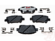 2006 Scion xB - Front Hybrid (Ceramic and Semi-Metallic) Brake Pad Set, 1.5L 4Cyl, EHT Series