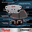 2006 Scion xB - Front Hybrid (Ceramic and Semi-Metallic) Brake Pad Set, 1.5L 4Cyl, EHT Series