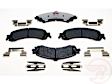 2003 Chevrolet Avalanche 1500 - Rear Hybrid (Ceramic and Semi-Metallic) Brake Pad Set, 5.3L 8Cyl, 4WD, EHT Series