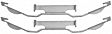 2012 Jaguar XF - R-Line Series Brake Hardware Kit - Direct Fit, Kit