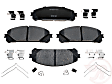 2010 Toyota Highlander - Front Ceramic Brake Pad Set, R-Line Series