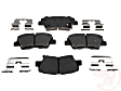 2012 Kia Optima - Rear Ceramic Brake Pad Set, R-Line Series