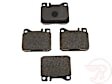MGD145AM Premium R-Line Series Semi-Metallic Brake Pads With Layered Shims