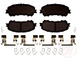 2016 Nissan Rogue - Front Ceramic Brake Pad Set, R-Line Series