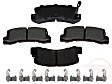 MGD325CH Premium R-Line Series Ceramic Brake Pads With Layered Shims and Hardware