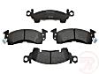 1972 Pontiac Ventura - Front Semi-Metallic Brake Pad Set, R-Line Series
