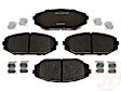 2002 Acura MDX - Front Ceramic Brake Pad Set, R-Line Series