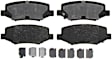 PGD1274M Professional Grade Element3 Brake Pads With Application Specific Friction Formulas