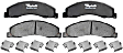 2023 Ford E-450 Super Duty - Front Semi-metallic Brake Pad Set, 7.3L 8Cyl, Element3 Series