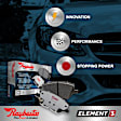 PGD415M Professional Grade Element3 Brake Pads With Application Specific Friction Formulas