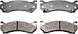 2004 Chevrolet Tahoe - Front Semi-metallic Brake Pad Set, 5.3L 8Cyl, Element3 Series