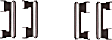 2004 Chevrolet Tahoe - Front Semi-metallic Brake Pad Set, 5.3L 8Cyl, Element3 Series