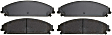 2015 Dodge Charger - Front Ceramic Brake Pad Set, All Wheel Drive, Service Grade Series