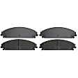 2015 Dodge Charger - Front Ceramic Brake Pad Set, All Wheel Drive, Service Grade Series