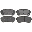 2014 Kia Sportage - Rear Ceramic Brake Pad Set, Service Grade Series
