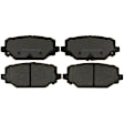 2017 Dodge Journey - Rear Ceramic Brake Pad Set, Service Grade Series