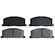 SGD242M Front Service Grade Series Semi-metallic Brake Pad Set