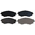 2005 Nissan Sentra - Front Ceramic Brake Pad Set, Service Grade Series