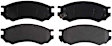 SGD507C Front Service Grade Series Ceramic Brake Pad Set
