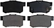 2006 Honda Civic - Rear Ceramic Brake Pad Set, Service Grade Series