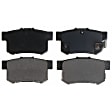 2006 Honda Civic - Rear Ceramic Brake Pad Set, Service Grade Series