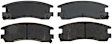 SGD714C Rear Service Grade Series Ceramic Brake Pad Set