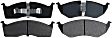SGD730M Front Service Grade Series Semi-metallic Brake Pad Set
