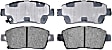 2004 Scion xB - Front Ceramic Brake Pad Set, 1.5L 4Cyl, Service Grade Series