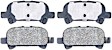 2000 Toyota Camry - Rear Ceramic Brake Pad Set, 2.2L 4Cyl, Service Grade Series