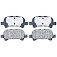 2000 Toyota Camry - Rear Ceramic Brake Pad Set, 2.2L 4Cyl, Service Grade Series