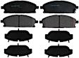 2006 Acura MDX - Front Ceramic Brake Pad Set, 3.5L 6Cyl, Service Grade Series