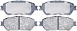 2012 Toyota Tacoma - Front Ceramic Brake Pad Set, Service Grade Series