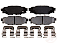 2022 Subaru Impreza - Rear Semi-Metallic Brake Pad Set, Street Performance Specialty Series