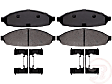 SP931PPH Front Police Specialty Series Semi-metallic Brake Pad Set