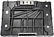 00057 Battery Tray - Black, Plastic and metal, Direct Fit, Sold Individually