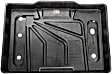 00057 Battery Tray - Black, Plastic and metal, Direct Fit, Sold Individually