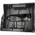 00061 Battery Tray - Black, Plastic, Metal, Direct Fit, Sold Individually