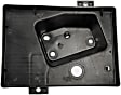 00067 Battery Tray - Black, Plastic, Direct Fit, Sold Individually