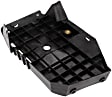 00090 Battery Tray - Black, Plastic and metal, Direct Fit, Sold individually