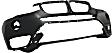 Front Primed Bumper Cover, With Fog Light Holes, For Models Without Parking Assist Sensor and M Package, CAPA CERTIFIED